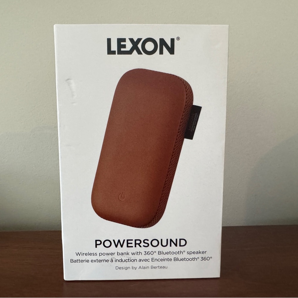 New Lexon Powersound Wireless Power Bank with 360 Bluetooth Speaker - Qi Charger